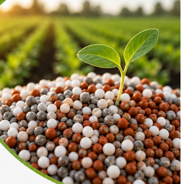 NPK compound fertilizer granules